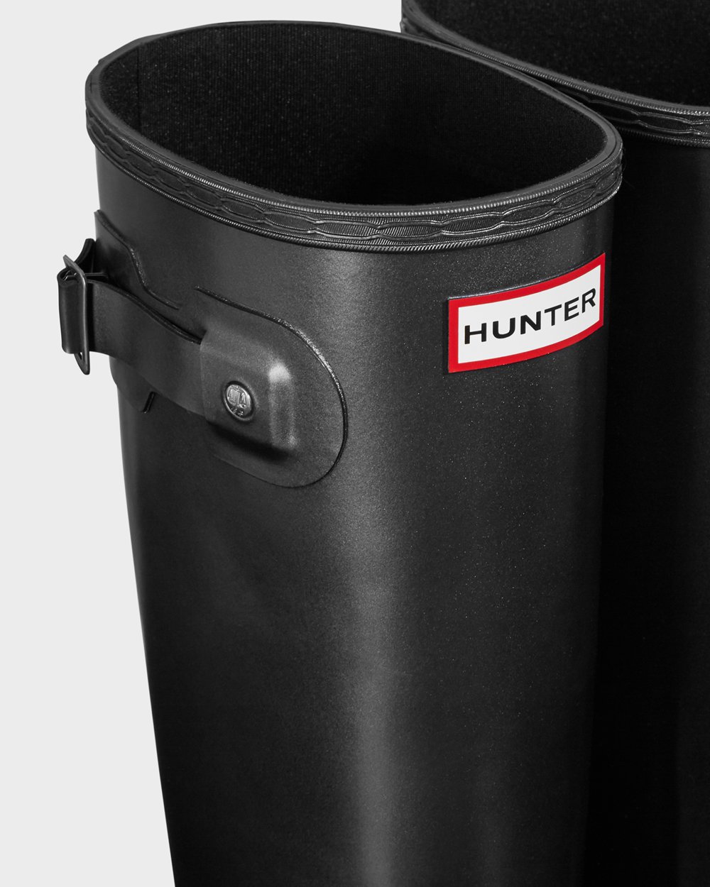 Womens Hunter Tall Rain Boots Black - Original Pearlized - 1473825-QN